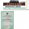 CALY CAPE RESOURCES LIMITED