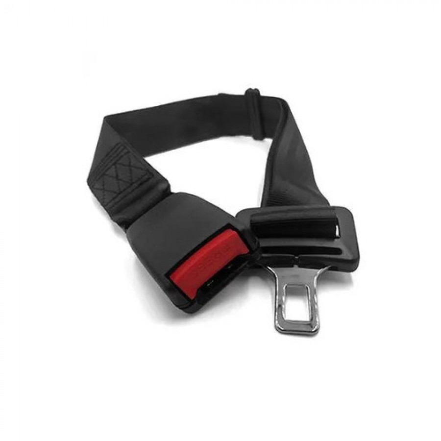 33x1.5 Inches 2.9 Mm Thick Adjustable Plain Nylon Seat Belt For Safety 