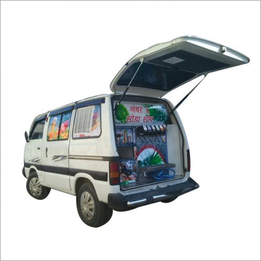 4 Wheeler 8 Plus 2 Mobile Soda Machine