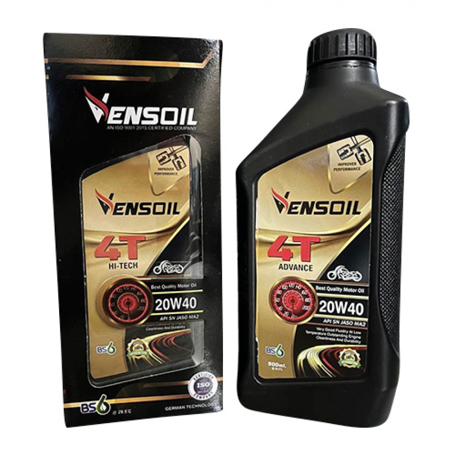 900ml 20W40 API SN Jaso MA2 Bike Engine Oil