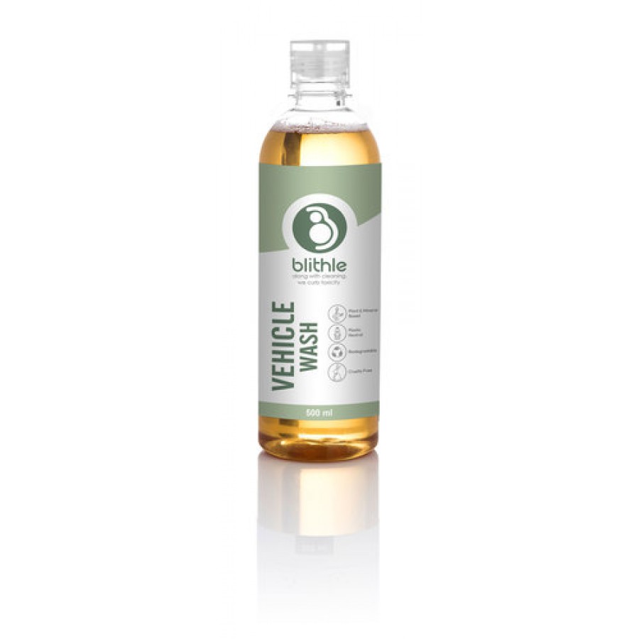 Blithle Natural Vehicle Wash Soap for Easily Dissolves and Removes Stubborn Road Grime