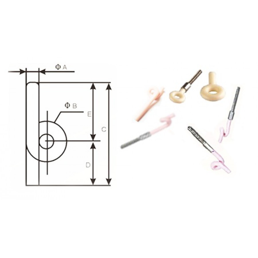 Ceramic Snail Guides and Ceramic Ring Guides