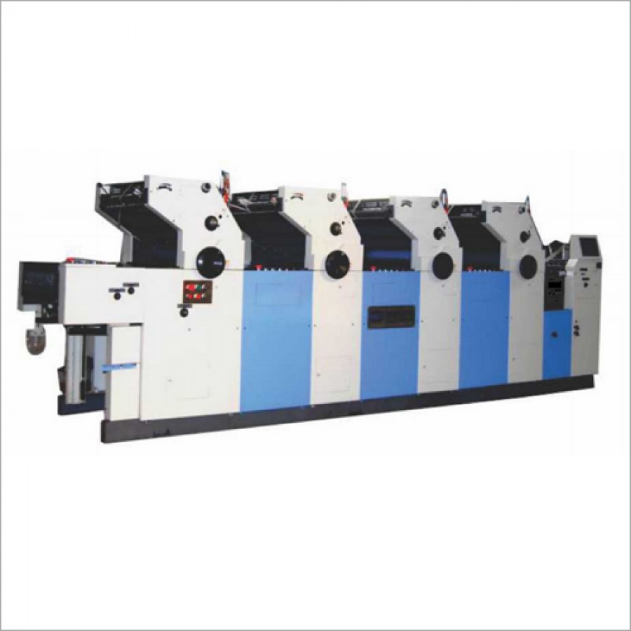 Four Color Offset Non Woven Bag Printing Machine
