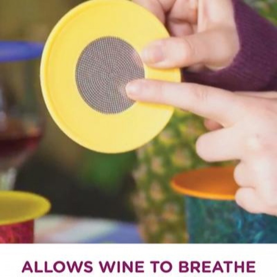 Ventilated Wine Glass Drink Top Covers