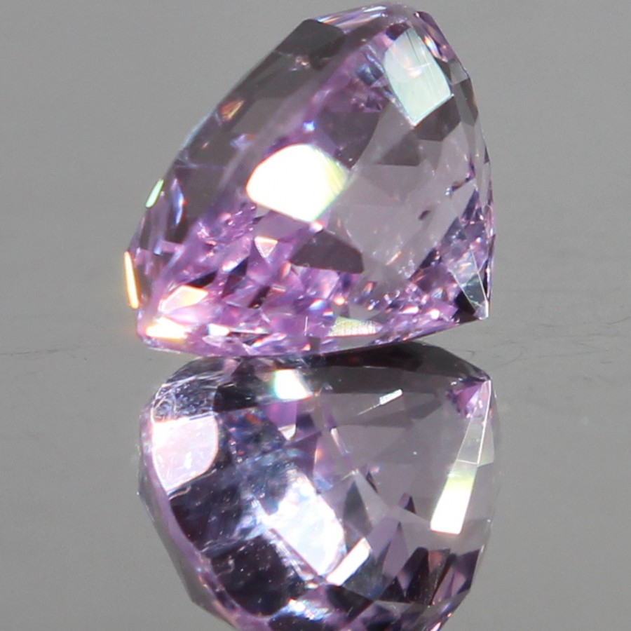 Lavender Sapphire faceted natural gemstone