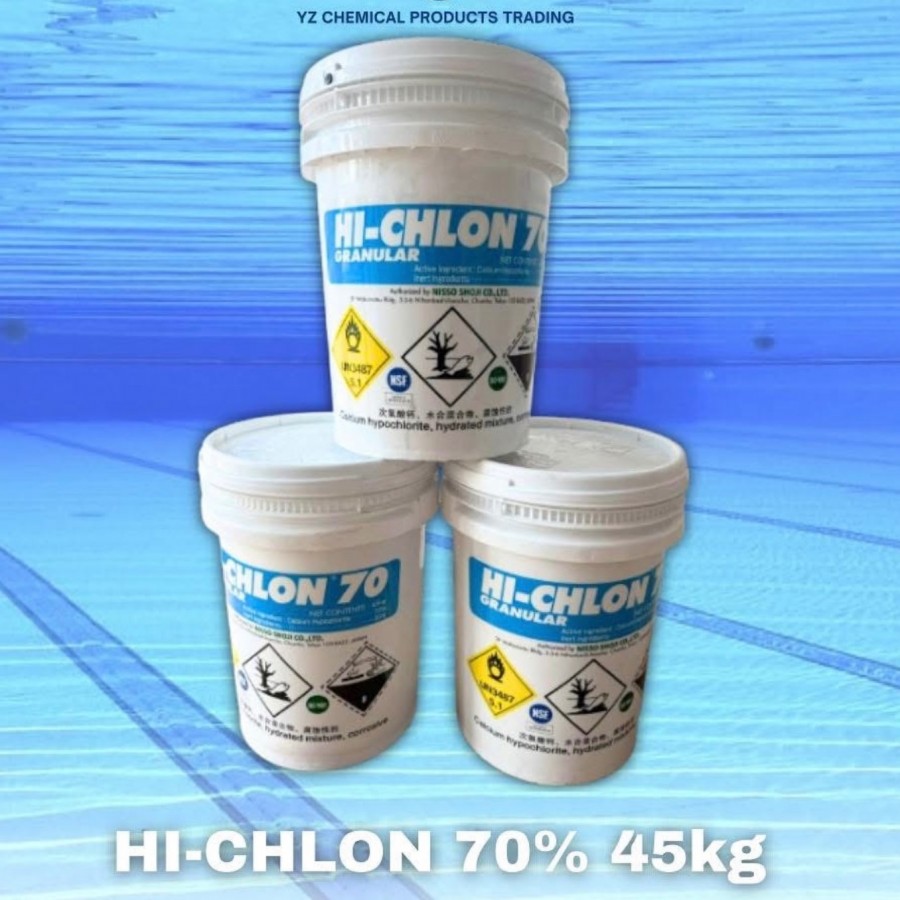 DE POWDER, CHLORINE & Elements
