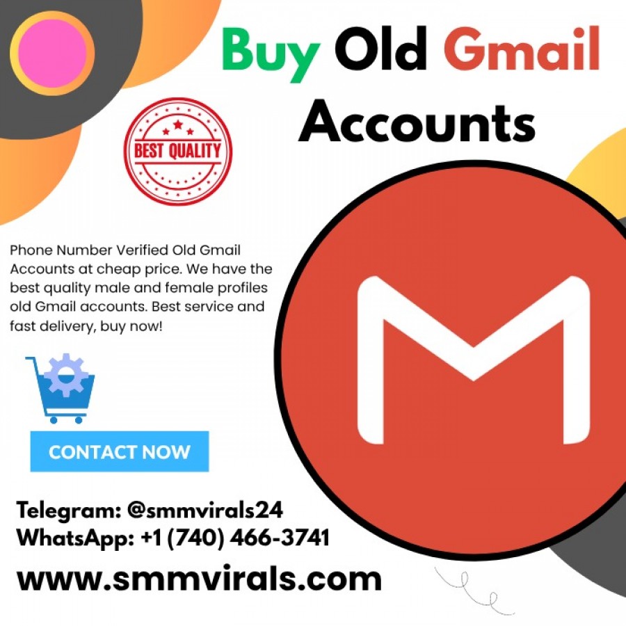 Buy Old Gmail Accounts with Full Completed Profiles
