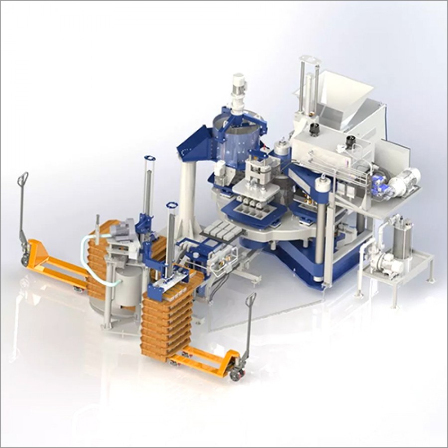 Industrial 4 Station Hermatic Press Plant