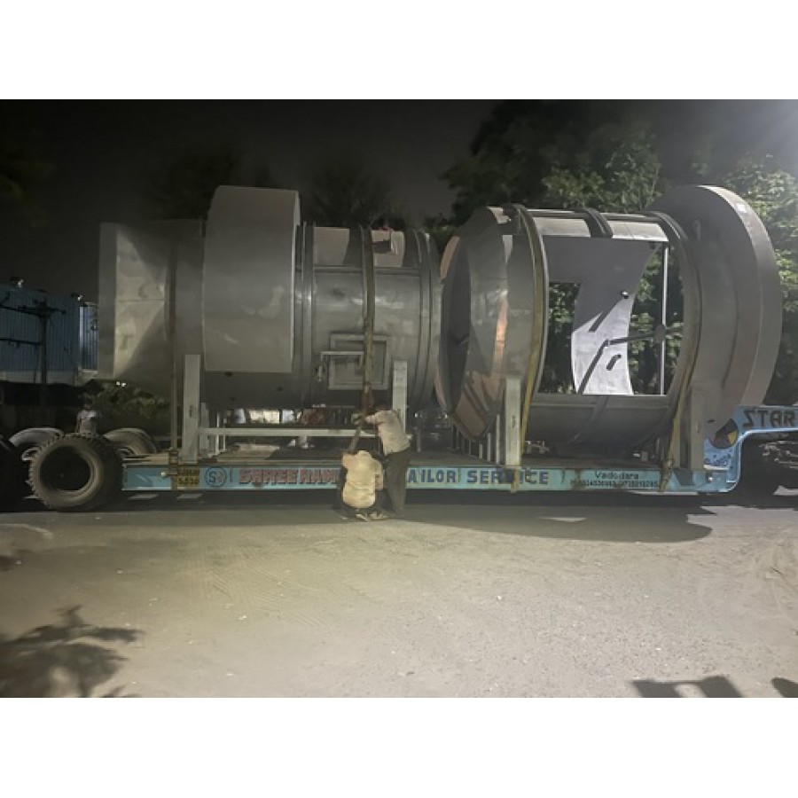 Industrial Damper and Duct