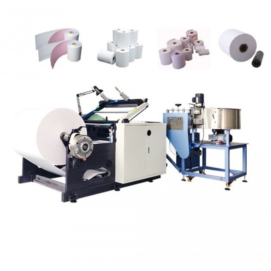 Manual Thermal Paper POS Slitting Rewinding Machine