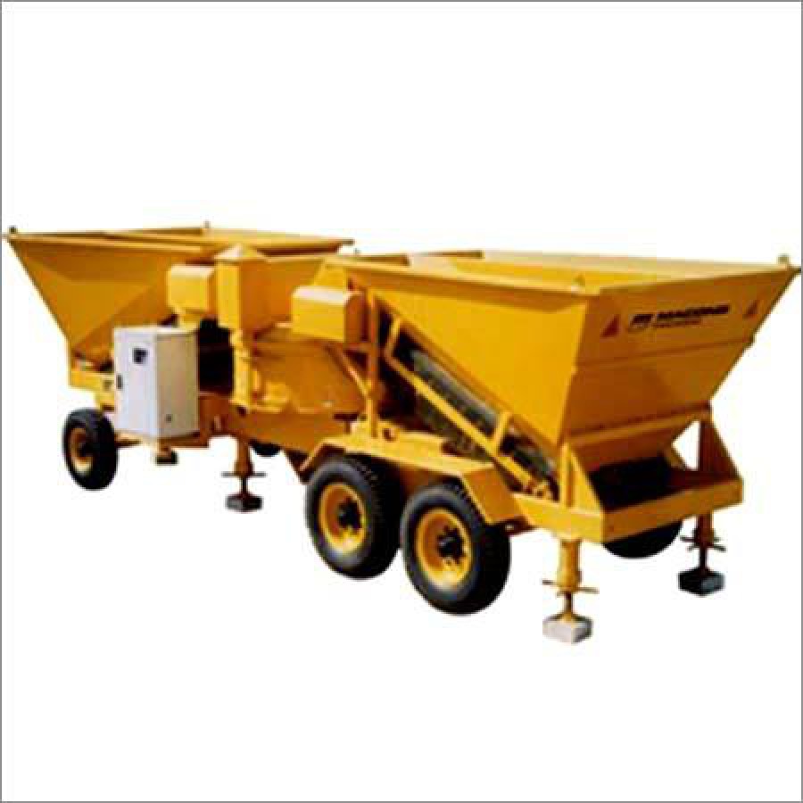 Mobile Concrete Batching Mixing Plants