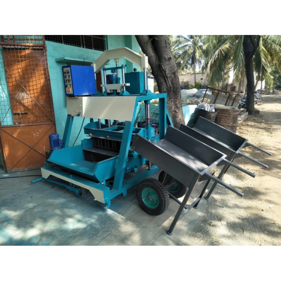 Semi Automatic Solid Hollow Block Machine