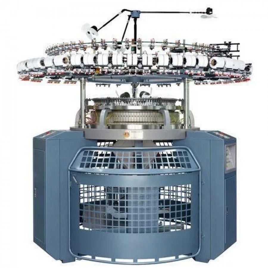 Single Phase Latch Needle Computerized Circular Knitting Machine For Industrial Use