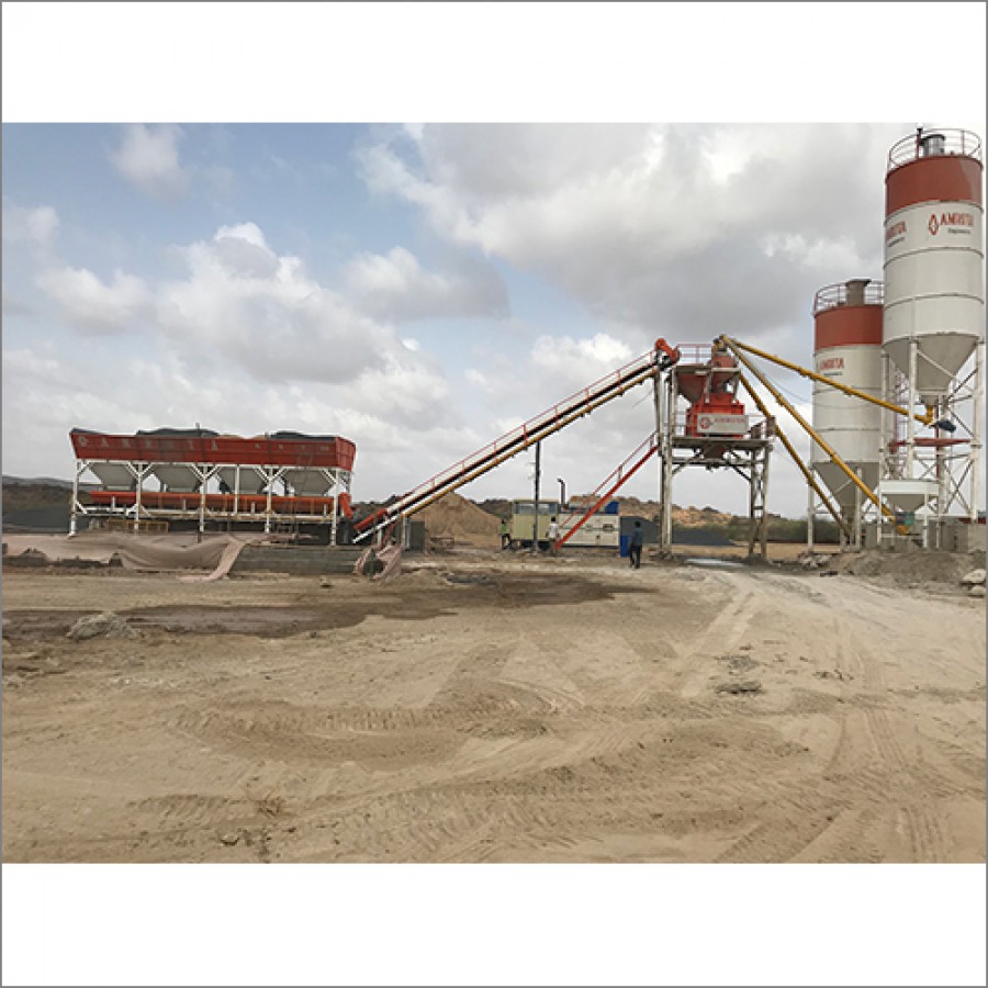 Stationary Concrete Batching Plant