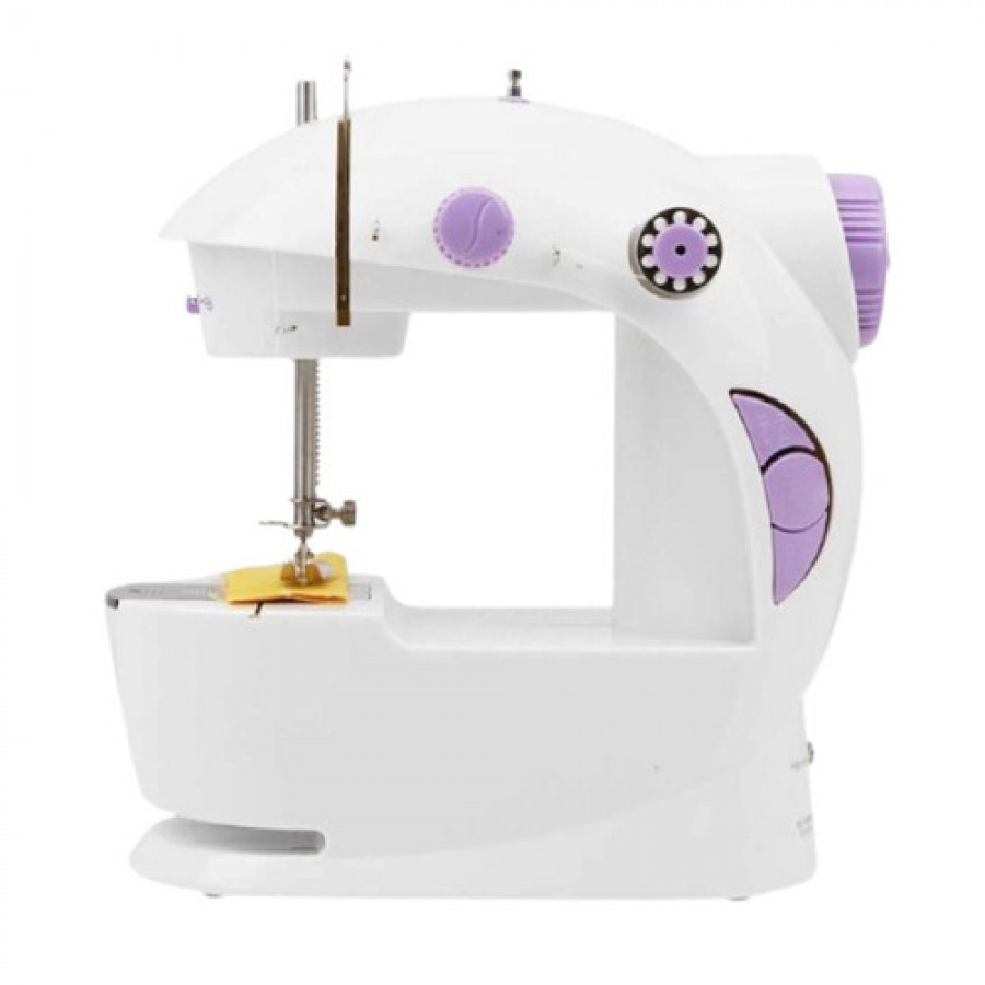 Steel And Brass Body 220 Voltage Semi Automatic Mini Sewing Machine For Stitching Use