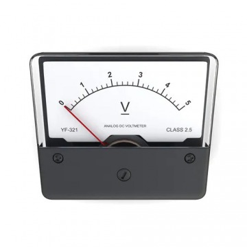 5x3x6 Inch 240 Voltage 50 Hertz Plastic Electricity Single Phase Voltmeter