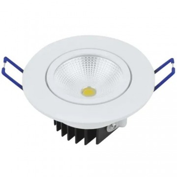 7 Watts 220 Volts Round Shaped Aluminium Led Downlight
