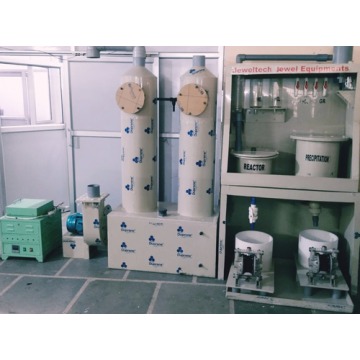 Automatic gold refining plants