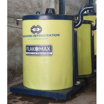 Automatic Grade Water Cooled Flake Ice Machine For Fish Processing Unit