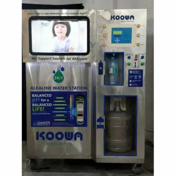 Coin And Card Operated Alkaline Water Vending Machines