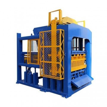 Color Coated Mild Steel Hydraulic Pressure Concrete Brick Making Machine