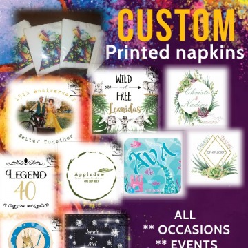 Personalized Paper napkins