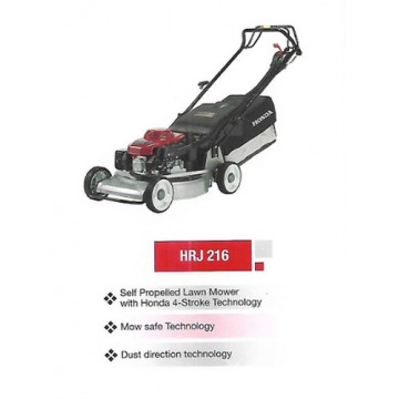 Long Life Span Four Wheels Type Honda 4 Stroke Self Propelled Lawn Mower (HRJ-216)