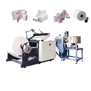 Manual Thermal Paper POS Slitting Rewinding Machine