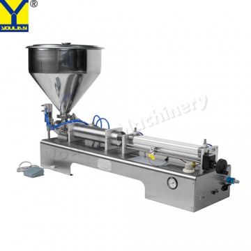 Piston Single Head Soft ice Cream Sauce Paste Bottle Filling Machine
