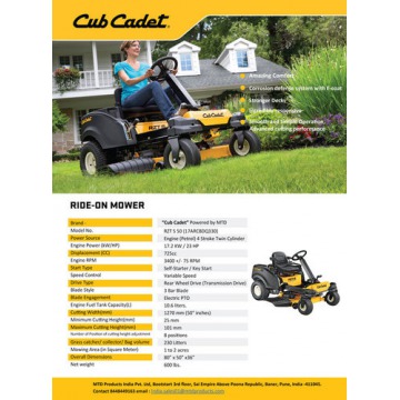 Rideon Mower Zero Turn