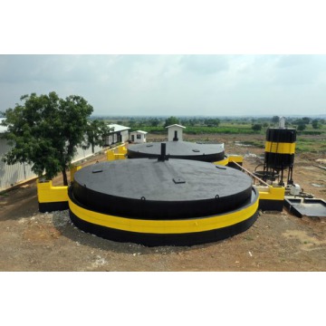 Semi Automatic Floating Dome Type Water Jackete Biogas Plant