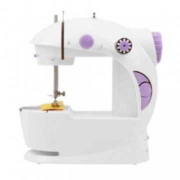 Steel And Brass Body 220 Voltage Semi Automatic Mini Sewing Machine For Stitching Use