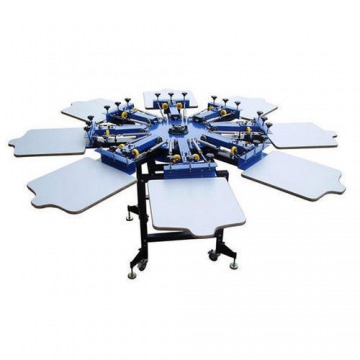 Wood Bed Material Manual Screen T Shirt Printing Machine